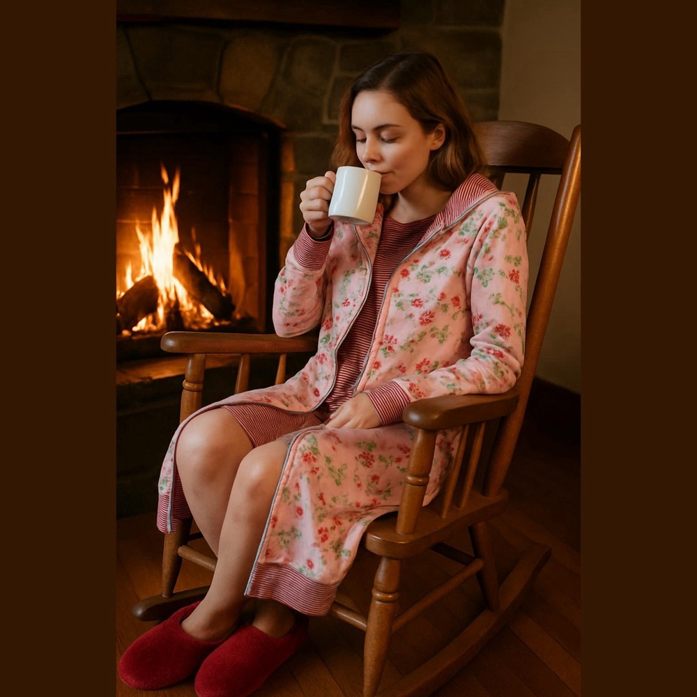 Pip Studio Amsterdam Hooded Robe and Pajama Shirt XS